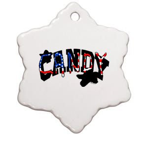 Candy Flipping Ceramic Star Ornament