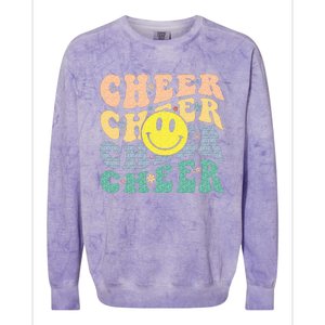 Cheerleading For Cheerleader Squad Girl N Cheer Practice Colorblast Crewneck Sweatshirt