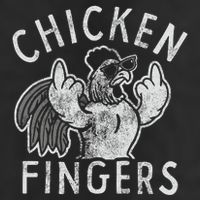 Chicken Fingers 7 Panel Mesh Trucker Snapback Hat