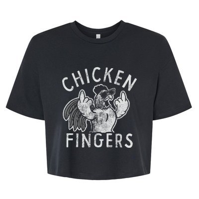 Chicken Fingers Bella+Canvas Jersey Crop Tee