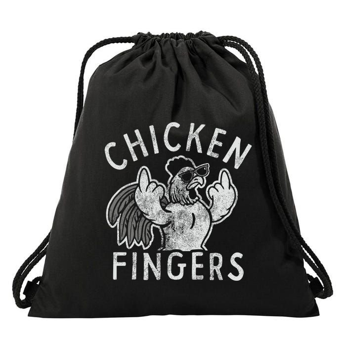 Chicken Fingers Drawstring Bag