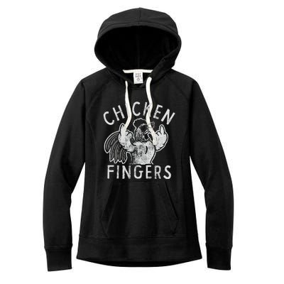 Chicken Fingers Women's Fleece Hoodie