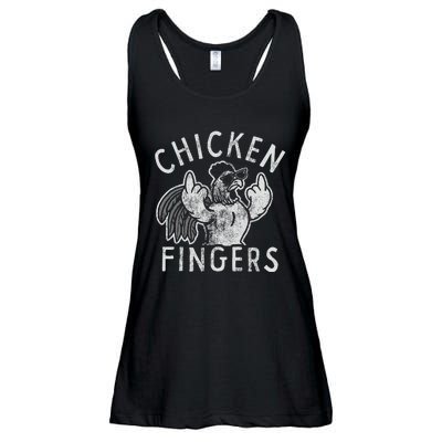 Chicken Fingers Ladies Essential Flowy Tank