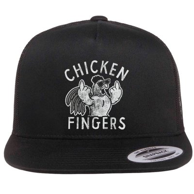 Chicken Fingers Flat Bill Trucker Hat
