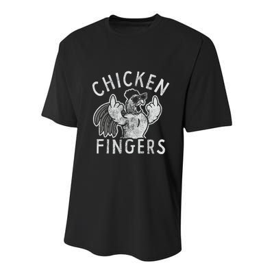 Chicken Fingers Youth Performance Sprint T-Shirt