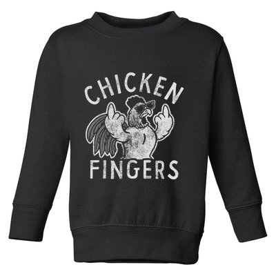 Chicken Fingers Toddler Sweatshirt