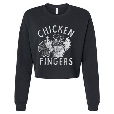 Chicken Fingers Cropped Pullover Crew