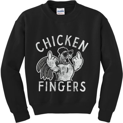 Chicken Fingers Kids Sweatshirt