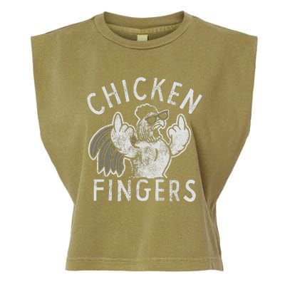 Chicken Fingers Garment-Dyed Women's Muscle Tee