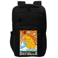 Catzilla Funny Cat Design, Funny Cat Cloth, Cat Lovers Impact Tech Backpack