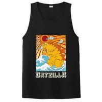 Catzilla Funny Cat Design, Funny Cat Cloth, Cat Lovers PosiCharge Competitor Tank