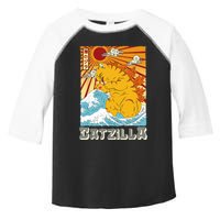 Catzilla Funny Cat Design, Funny Cat Cloth, Cat Lovers Toddler Fine Jersey T-Shirt