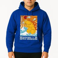 Catzilla Funny Cat Design, Funny Cat Cloth, Cat Lovers Hoodie