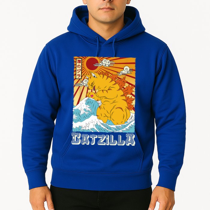 Catzilla Funny Cat Design, Funny Cat Cloth, Cat Lovers Hoodie