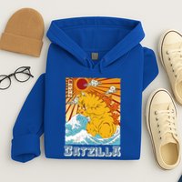 Catzilla Funny Cat Design, Funny Cat Cloth, Cat Lovers Hoodie