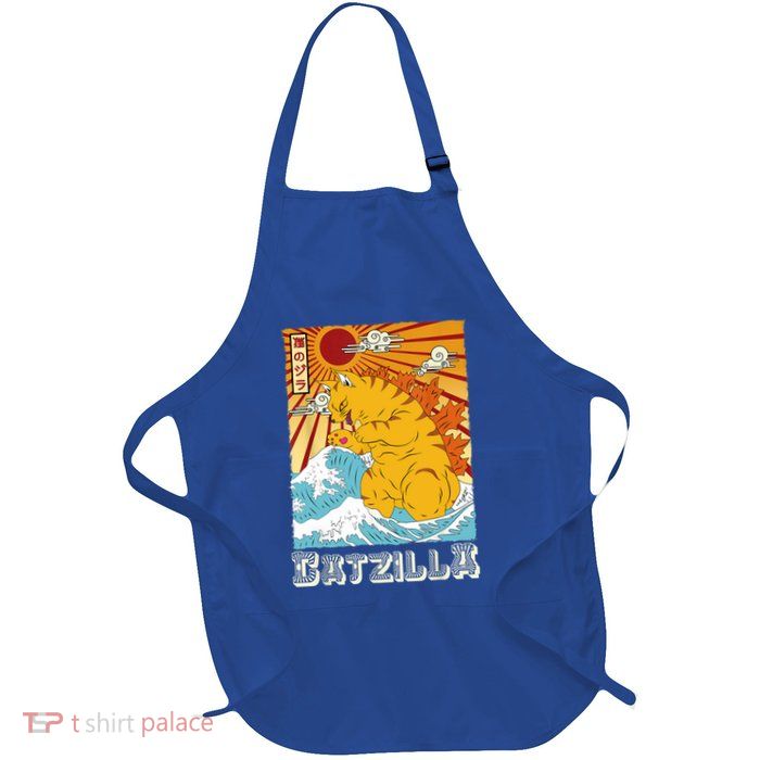 Catzilla Funny Cat Design, Funny Cat Cloth, Cat Lovers Apron