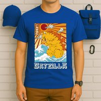 Catzilla Funny Cat Design, Funny Cat Cloth, Cat Lovers T-Shirt