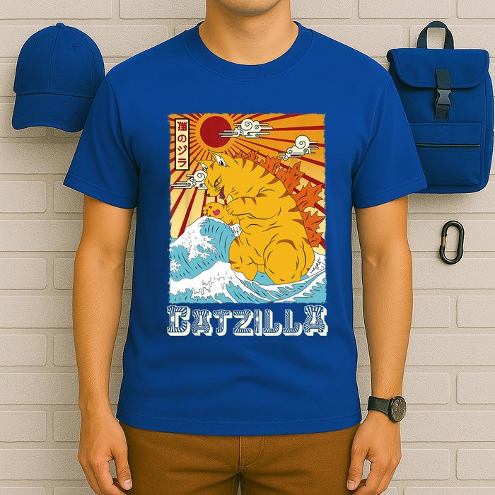 Catzilla Funny Cat Design, Funny Cat Cloth, Cat Lovers T-Shirt