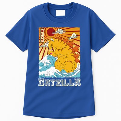 Catzilla Funny Cat Design, Funny Cat Cloth, Cat Lovers Tall T-Shirt
