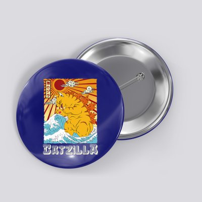 Catzilla Funny Cat Design, Funny Cat Cloth, Cat Lovers Button
