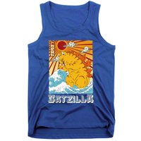 Catzilla Funny Cat Design, Funny Cat Cloth, Cat Lovers Tank Top