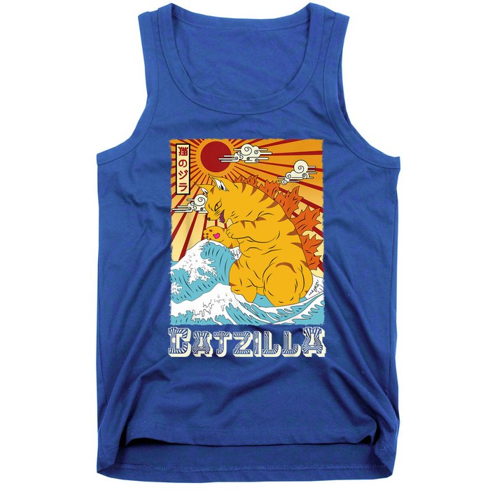 Catzilla Funny Cat Design, Funny Cat Cloth, Cat Lovers Tank Top