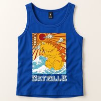 Catzilla Funny Cat Design, Funny Cat Cloth, Cat Lovers Tank Top
