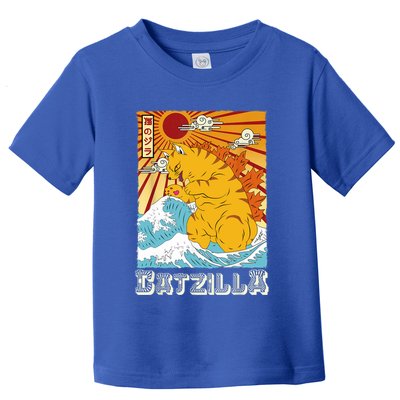 Catzilla Funny Cat Design, Funny Cat Cloth, Cat Lovers Toddler T-Shirt