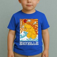 Catzilla Funny Cat Design, Funny Cat Cloth, Cat Lovers Toddler T-Shirt