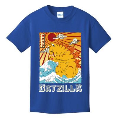 Catzilla Funny Cat Design, Funny Cat Cloth, Cat Lovers Kids T-Shirt