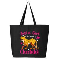 Cheetah Funny Cat Lover Just A Who Loves Cheetahs 25L Jumbo Tote