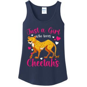 Cheetah Funny Cat Lover Just A Who Loves Cheetahs Ladies Essential Tank