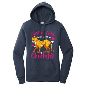 Cheetah Funny Cat Lover Just A Who Loves Cheetahs Women's Pullover Hoodie