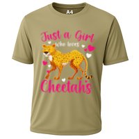 Cheetah Funny Cat Lover Just A Who Loves Cheetahs Performance Shirt