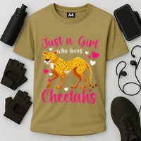 Cheetah Funny Cat Lover Just A Who Loves Cheetahs Performance Shirt