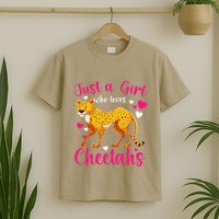 Cheetah Funny Cat Lover Just A Who Loves Cheetahs T-Shirt