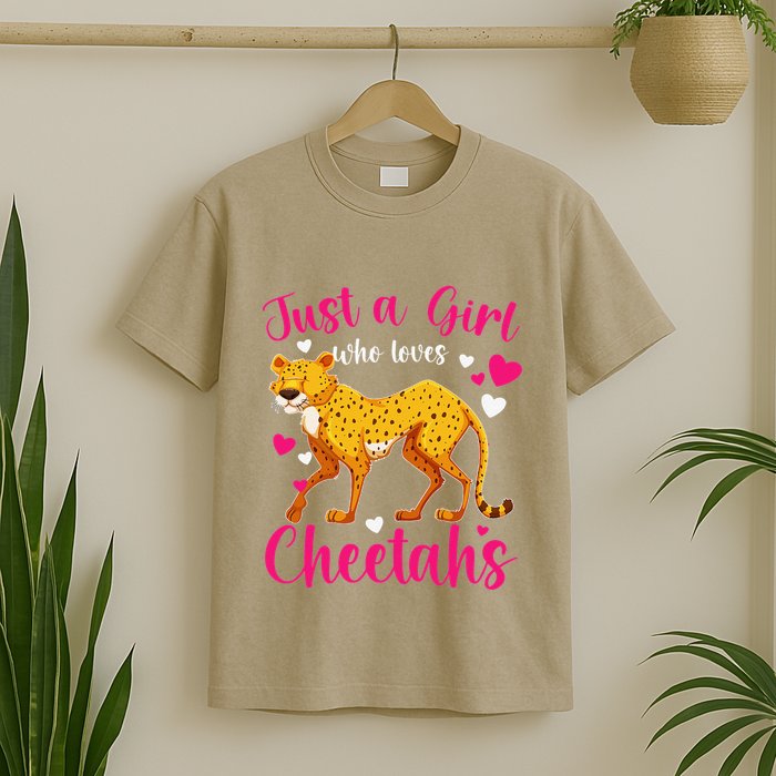 Cheetah Funny Cat Lover Just A Who Loves Cheetahs T-Shirt