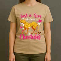 Cheetah Funny Cat Lover Just A Who Loves Cheetahs T-Shirt