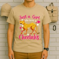 Cheetah Funny Cat Lover Just A Who Loves Cheetahs T-Shirt