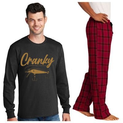 Cranky Fishing Long Sleeve Pajama Set