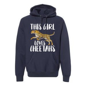 Cheetah Funny Cat Lover This Loves Cheetahs Premium Hoodie