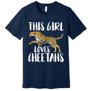 Cheetah Funny Cat Lover This Loves Cheetahs Premium T-Shirt