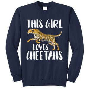 Cheetah Funny Cat Lover This Loves Cheetahs Tall Sweatshirt