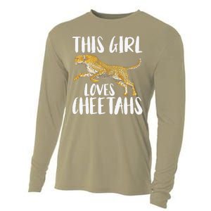 Cheetah Funny Cat Lover This Loves Cheetahs Cooling Performance Long Sleeve Crew