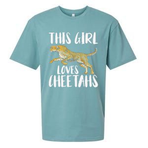 Cheetah Funny Cat Lover This Loves Cheetahs Sueded Cloud Jersey T-Shirt