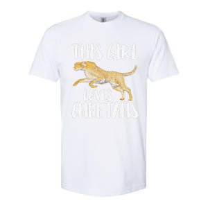 Cheetah Funny Cat Lover This Loves Cheetahs Softstyle CVC T-Shirt