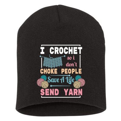 Crocheting For Crocheting Sewing Lover Gift Short Acrylic Beanie