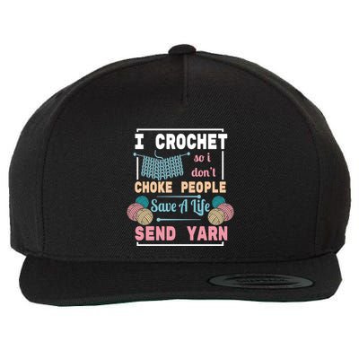 Crocheting For Crocheting Sewing Lover Gift Wool Snapback Cap