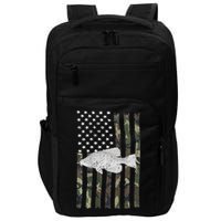 Crappie Fishing Camo Flag (On Back) Impact Tech Backpack