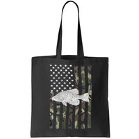 Crappie Fishing Camo Flag (On Back) Bag